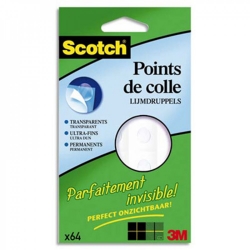 3M  - 64 Pastilles Adhésives