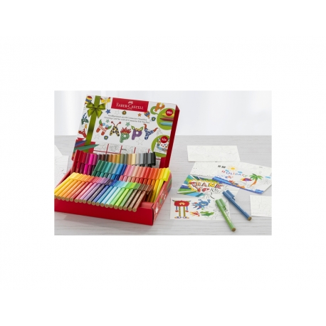 Coffret 60 couleurs crayons-craie 