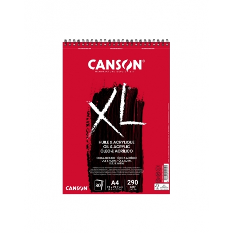 Album Canson XL Huile & Acrylique 30F 290g