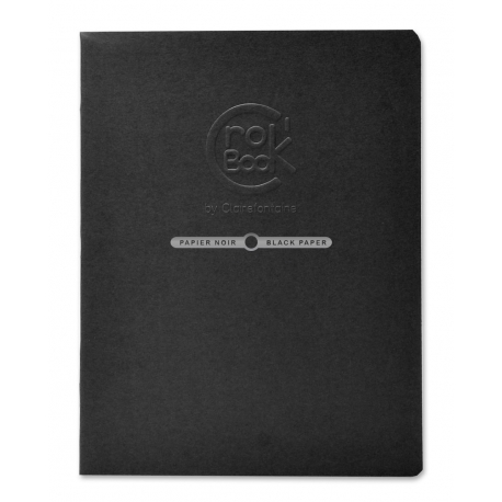 CroK'BooK Piqure Noir 20F 120g Couverture Noir