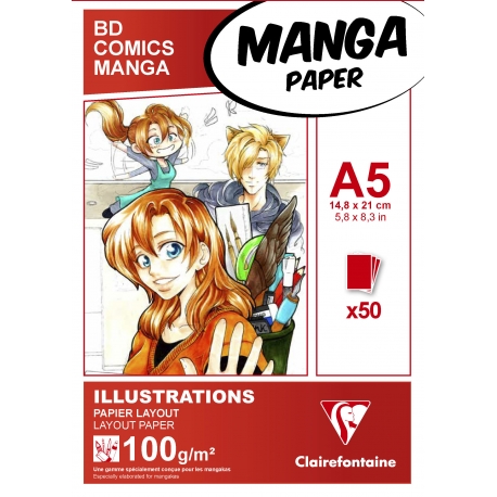 Manga bloc Illustrations 50F 100g