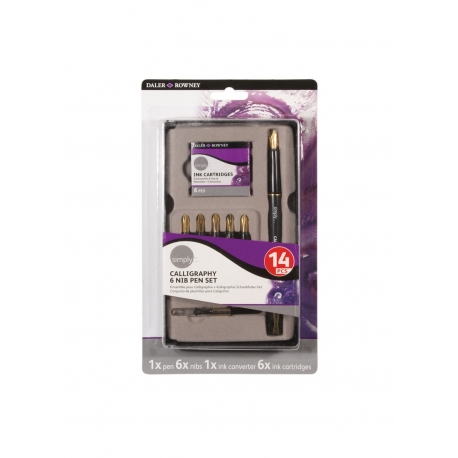 Set 6 pinceaux pour calligraphie + accessoires