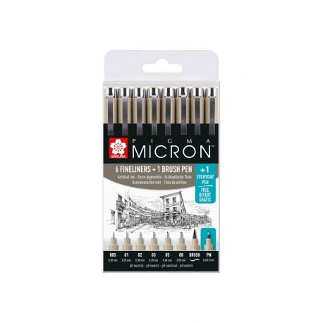 Set 7 Pigma micron + offert