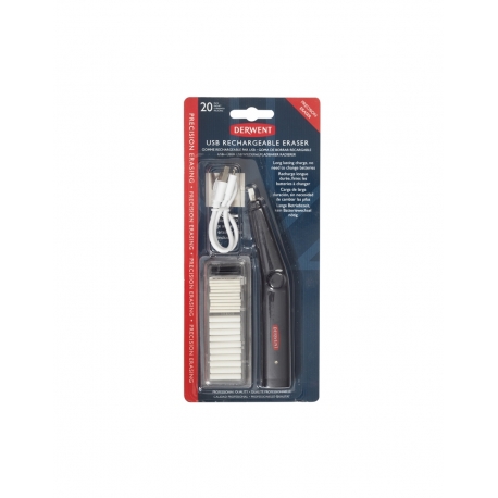 DERWENT - Stylo-gomme électrique USB