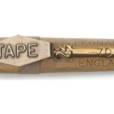 Plume de calligraphie, bec oblique - bronze - 2,5mm