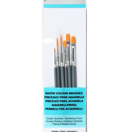 Set Foundation Pinceaux Aquarelle X6 1/2/5/6/3/4