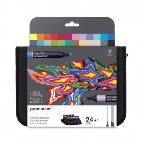 Trousse de 24 Promarker Arts et Illustration