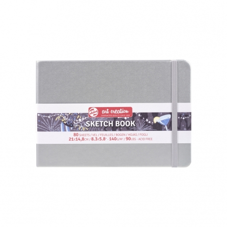 Carnet Esquisse Art Creation Argent 140g