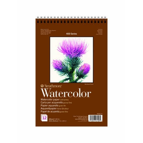 STRATHMORE - S400 Bloc Aquarelle 300g ( portrait )