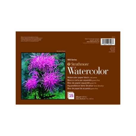 STRATHMORE - S400 Bloc Aquarelle 300g ( paysage )