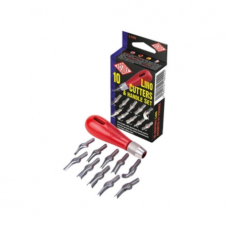 Assortiment De 10 Gouges Avec Manche