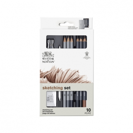 Winsor & newton collection studio crayon esquisse x10 set