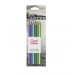 Blister 6 crayons pastel...