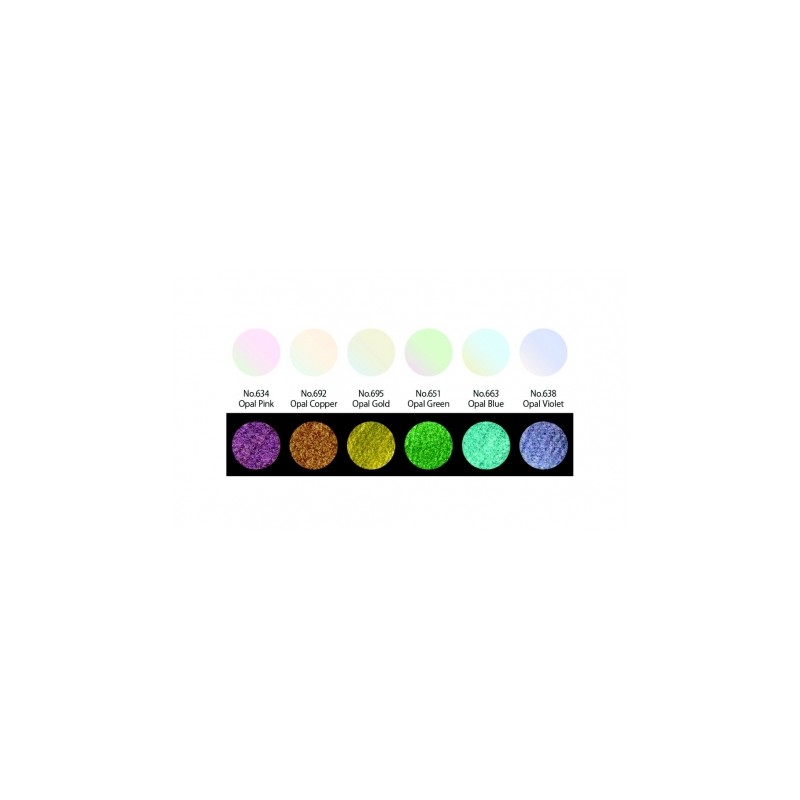 Assortiment 6 Aquarelles Gansai - Opal Assortiment 6 Aquarelles Gansai - Opal