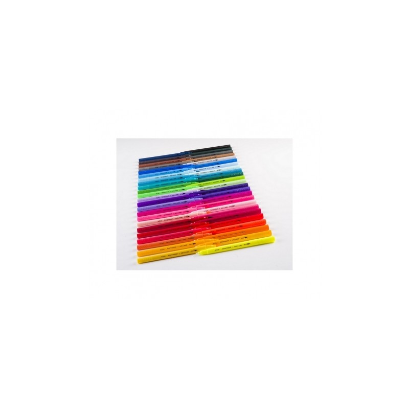 Boite de 48 Feutres Double Pointe