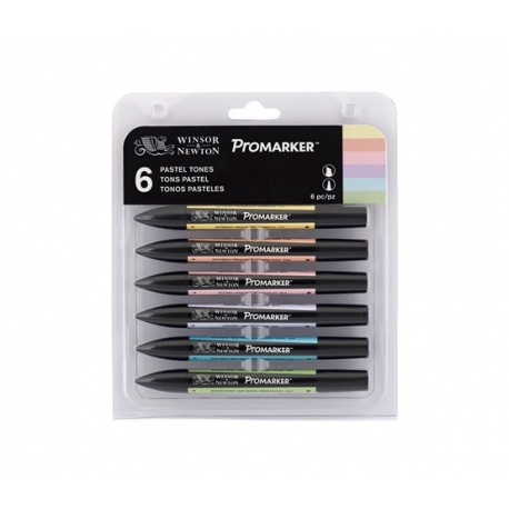 Set de 6 Promarker Tons Pastels