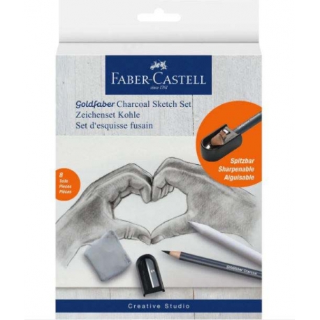 Set d'esquisse au Fusain Faber Castell