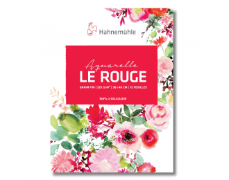 Bloc collé 4 côtés Le rouge...